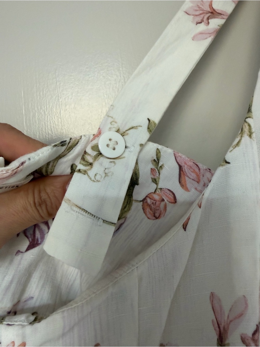 Brock Collection x H&M White Floral Midi-Maxi Dress with Pink Floral Print - Picture 3 of 6